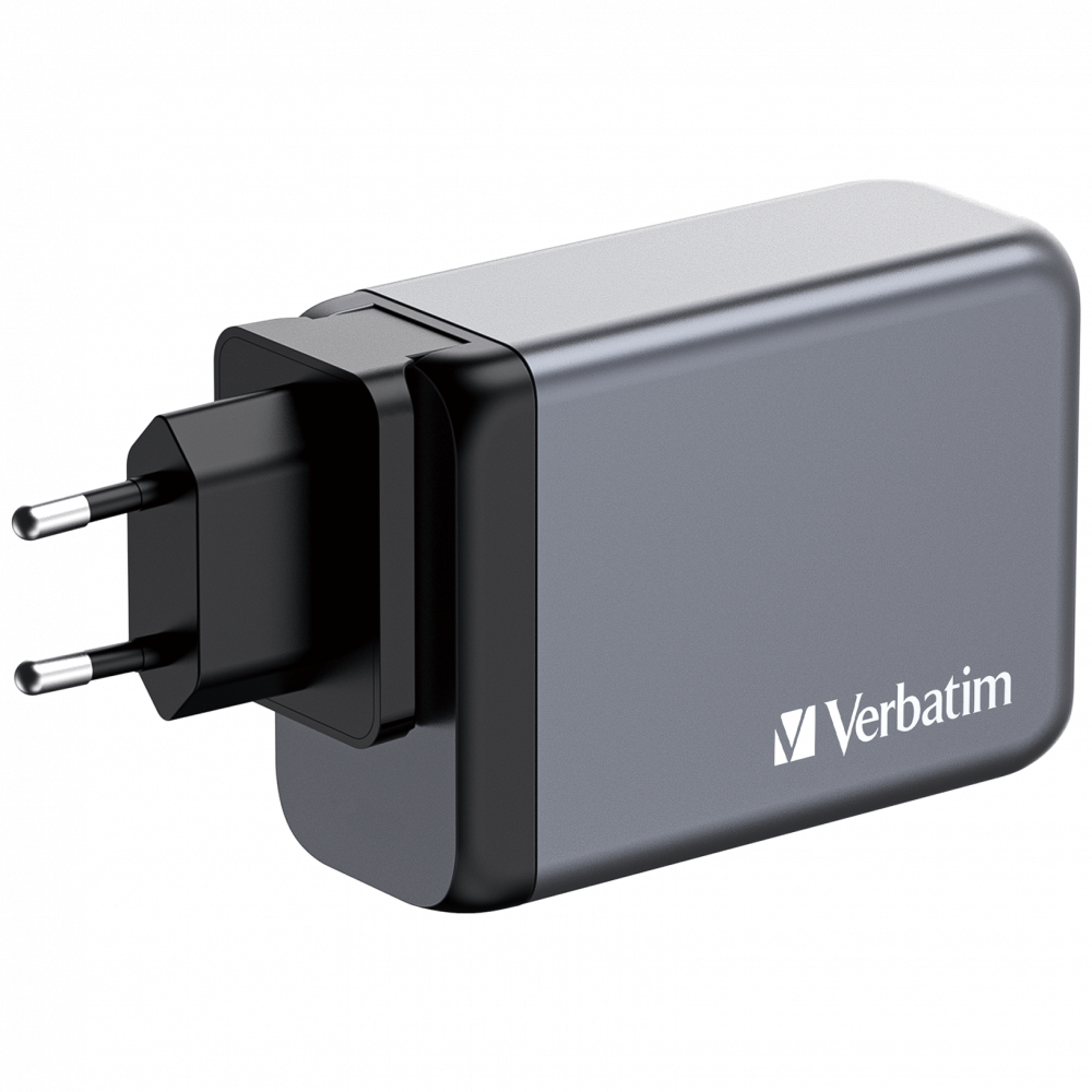 240W 4-port GaN-vægoplader 1 x USB-C® PD 140W /1 x USB-C® PD 100W / 1 x USB-C® PD 65W / 1 x USB-A QC 3.0 (EU/UK/US)