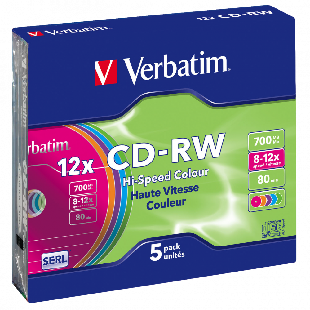 CD-RW Colour 12x