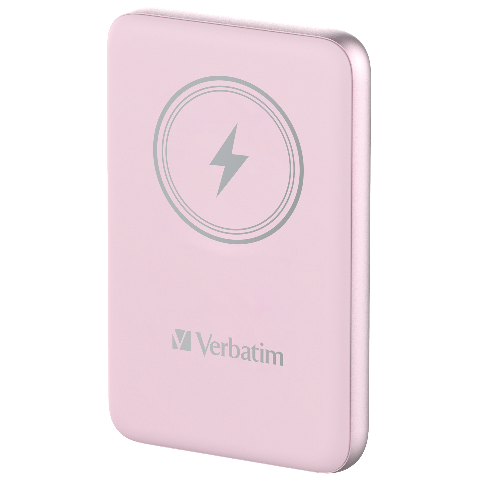 Charge 'n' Go Magnetic Wireless Power Bank 10000mAh Rosa