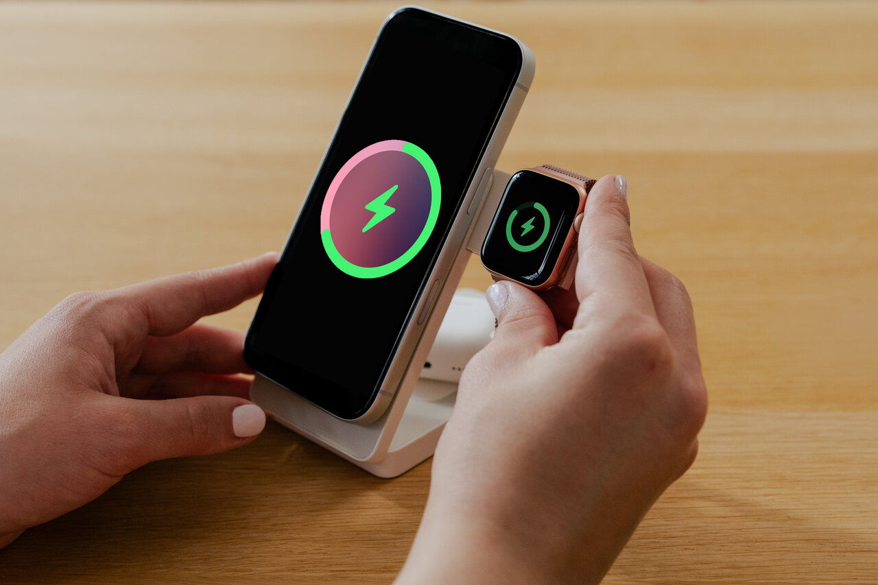 Charge 'n' Go Qi2 Manyetik Kablosuz Şarj Cihazı 10000 mAh Beyaz