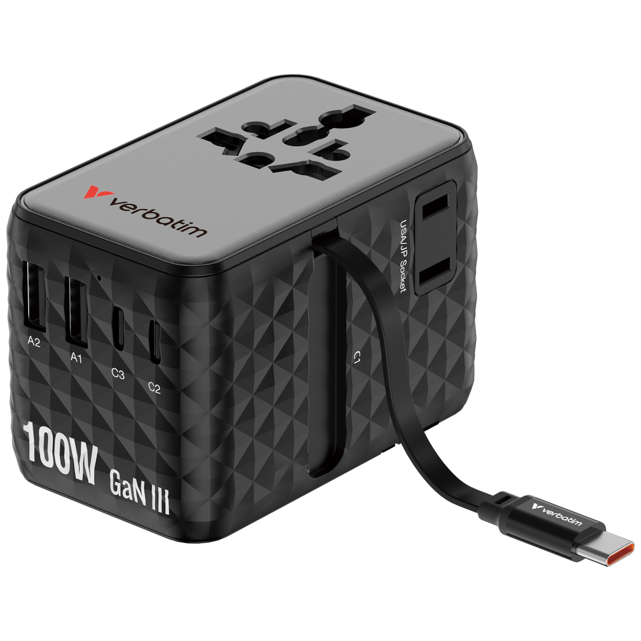 HAPOW Adattatore Da Viaggio Universale PD20W – 2 USB-C, 2 USB-A, Presa Multipla Per Europa, UK, USA, Australia