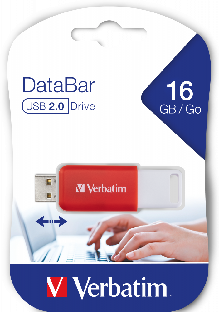 Unità USB DataBar 16 GB Rossa