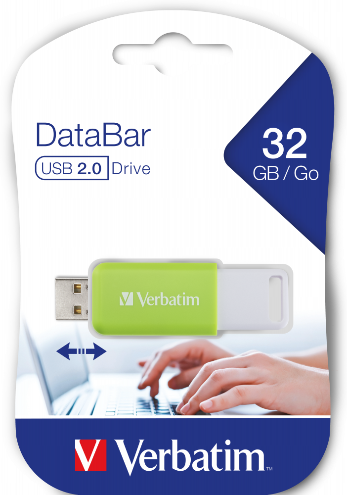 DataBar USB Drive 32GB Green