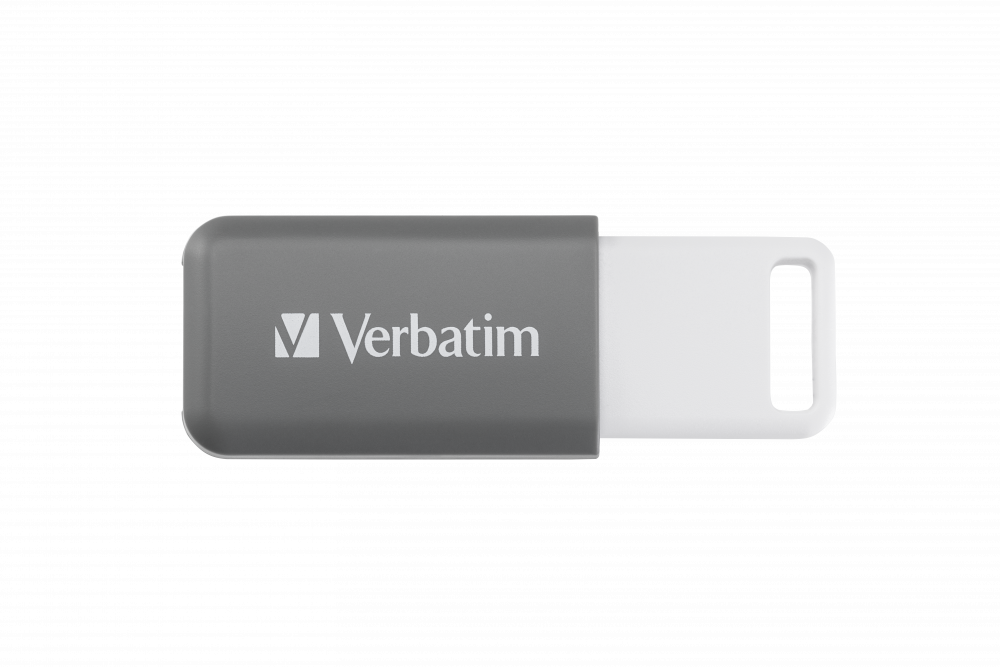 USB-накопитель DataBar емкостью 128 ГБ, серый | Verbatim