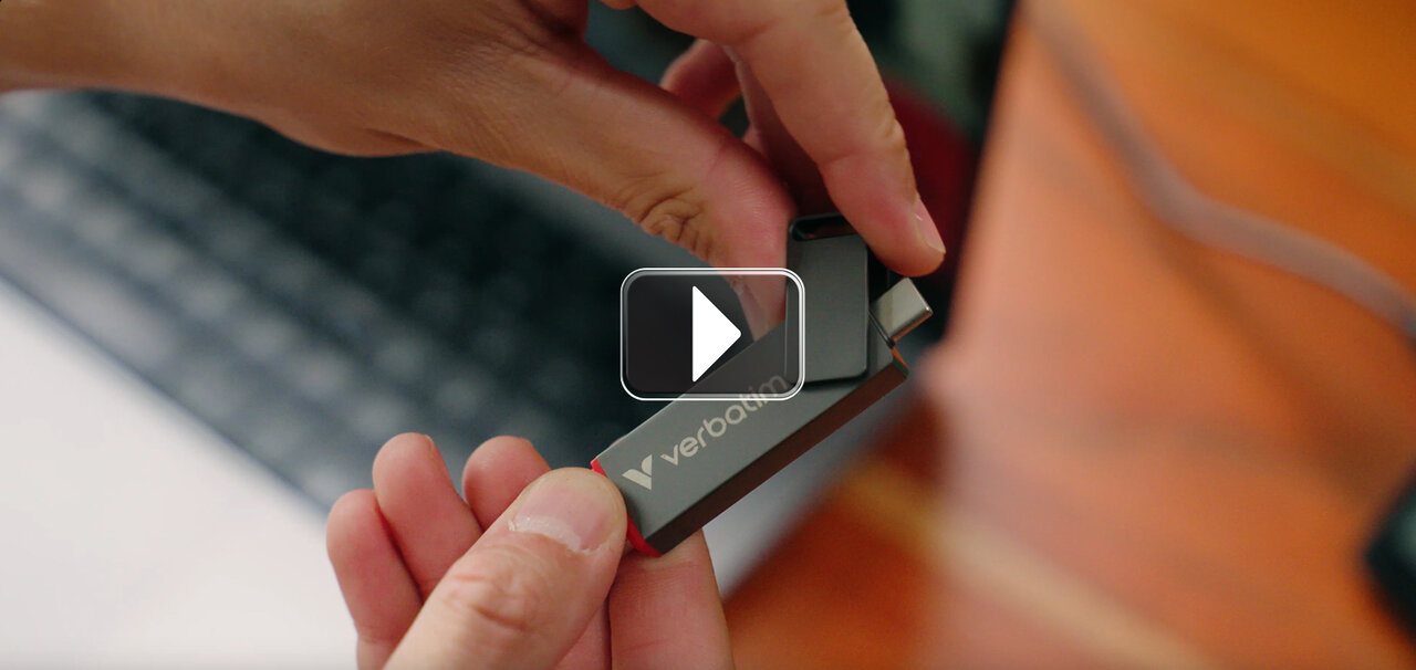 Dual QuickStick USB Flash Drive 1TB | USB-C/USB-A | Verbatim