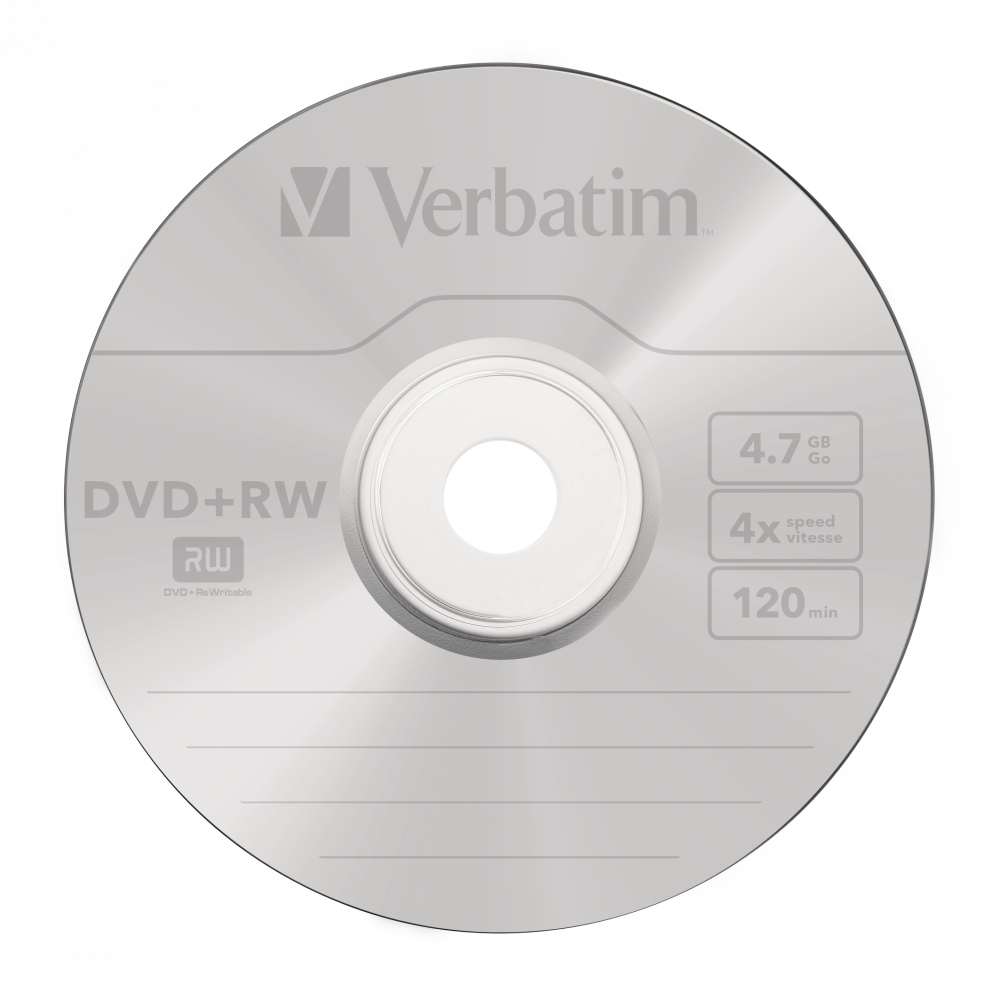Verbatim 700MB Rewritable CD-RW Disc - 80 Minute 2x-4x Speed