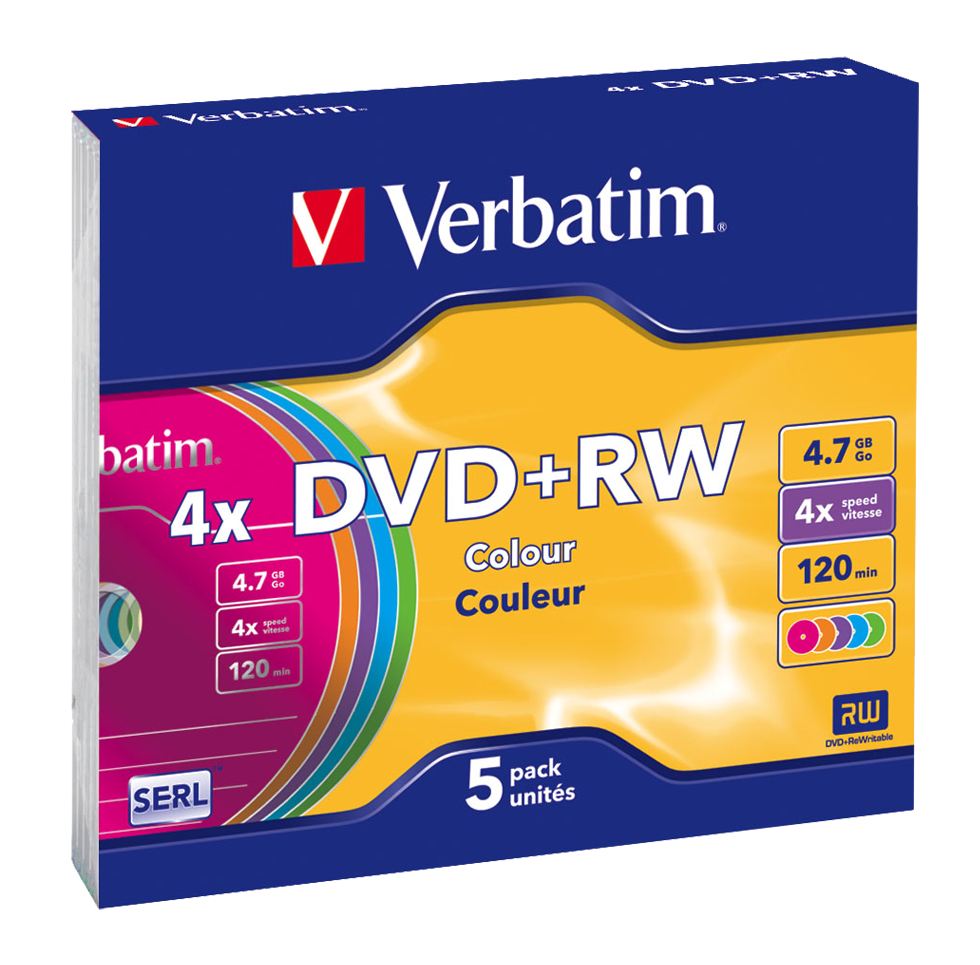DVD+RW Renkli
