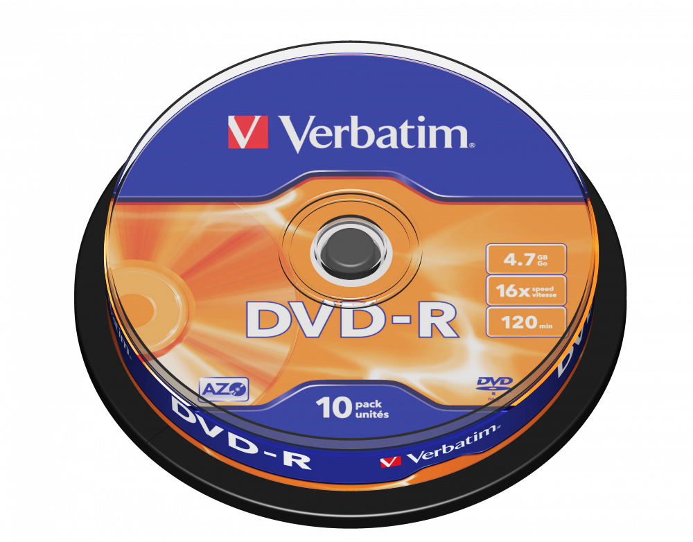 Buy DVD+R Matt Silver, Verbatim DVD Recordable & Rewritable Discs