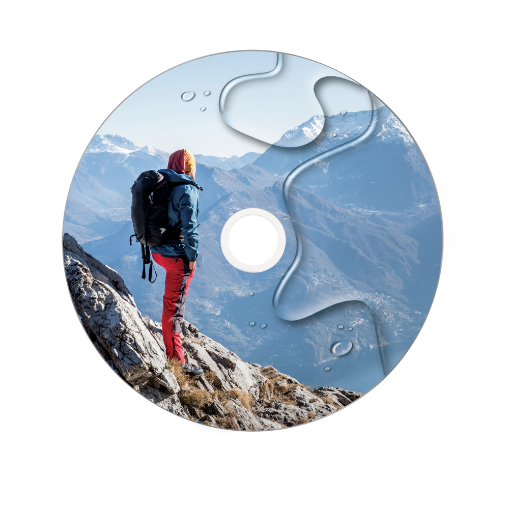 DVD-R 16x Wide Printable Waterproof No ID Brand