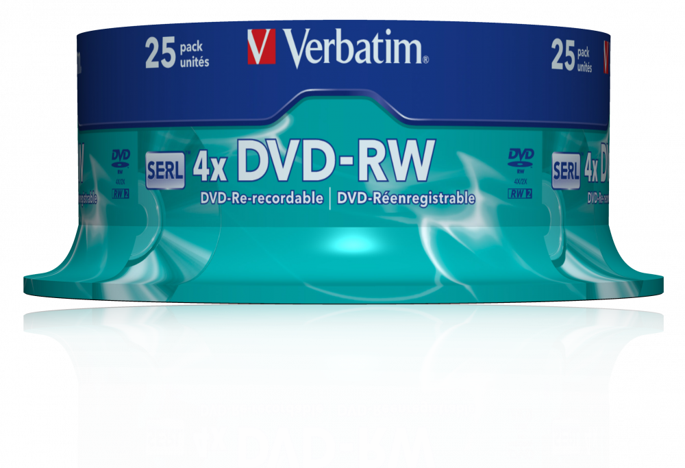 DVD+RW mat srebrni