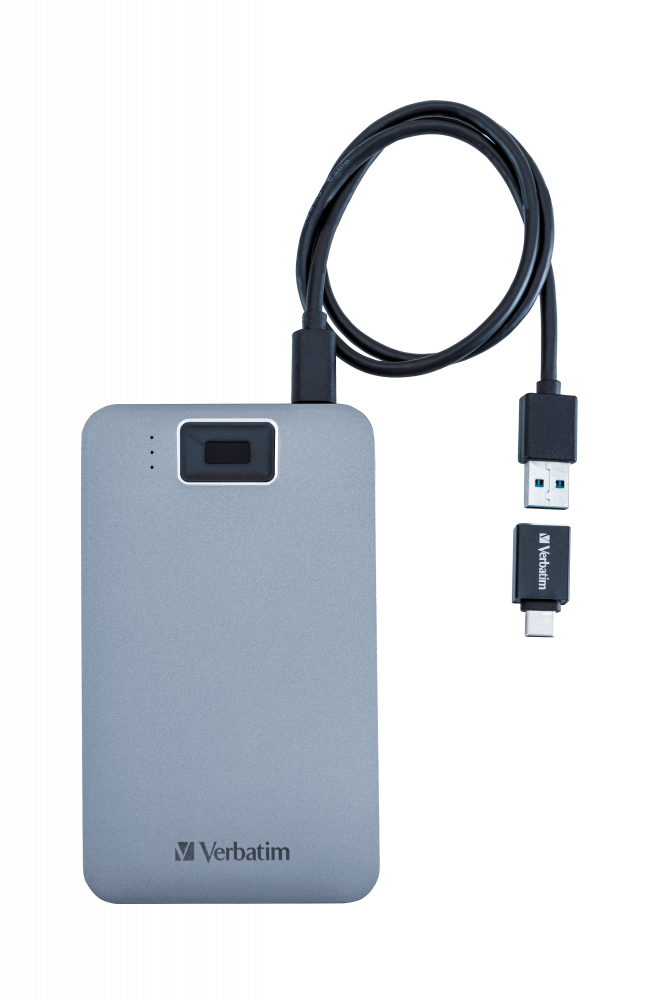 Executive Fingerprint Secure Portabel USB-C hårddisk 2TB