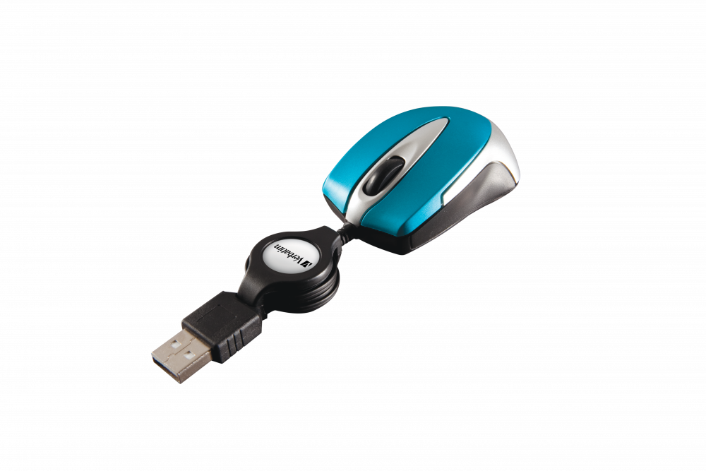 Go Mini Optical Travel Mouse – Caribbean Blue