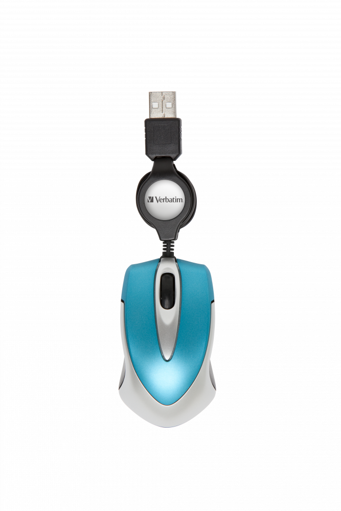 Go Mini Optical Travel Mouse - Caribbean Blue