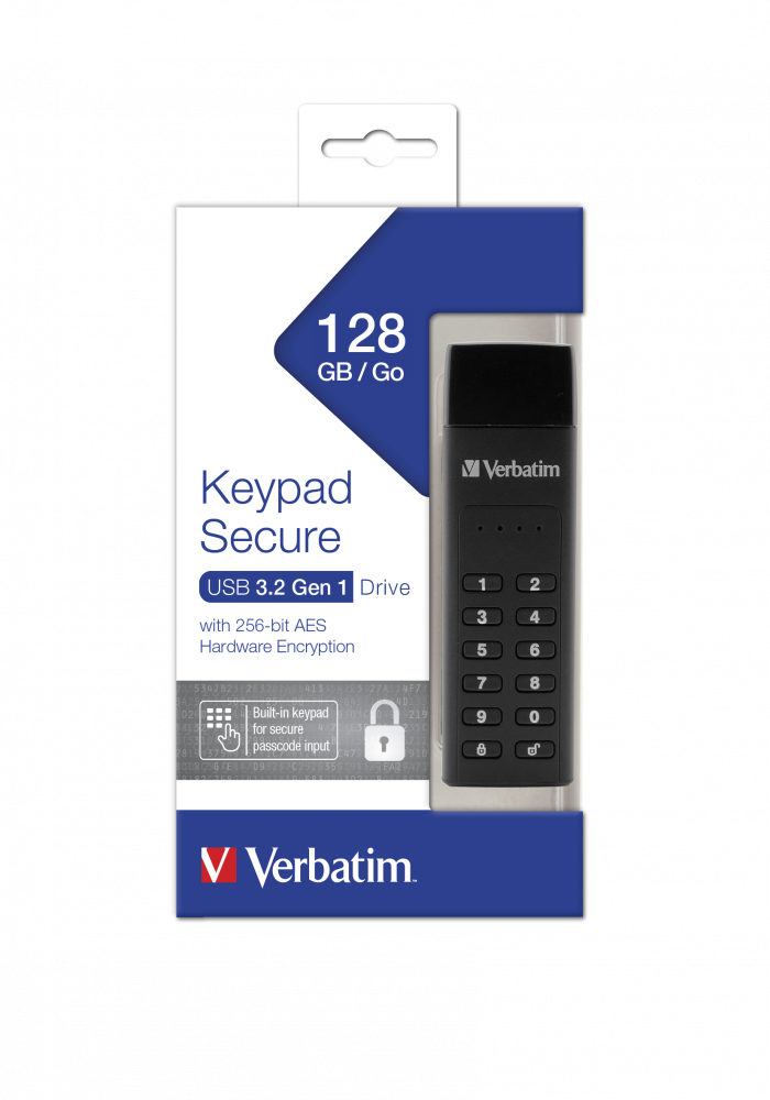 Unidad Keypad Secure USB 3.2 Gen 1 - 128 GB