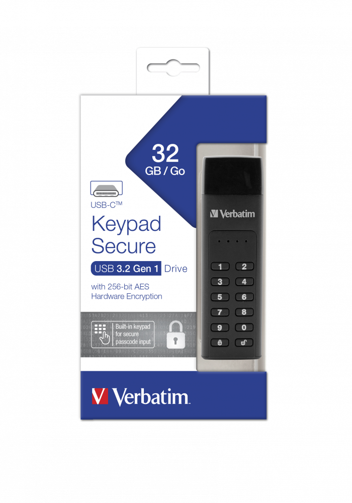 Keypad Secure Unidad USB-C de 32 GB