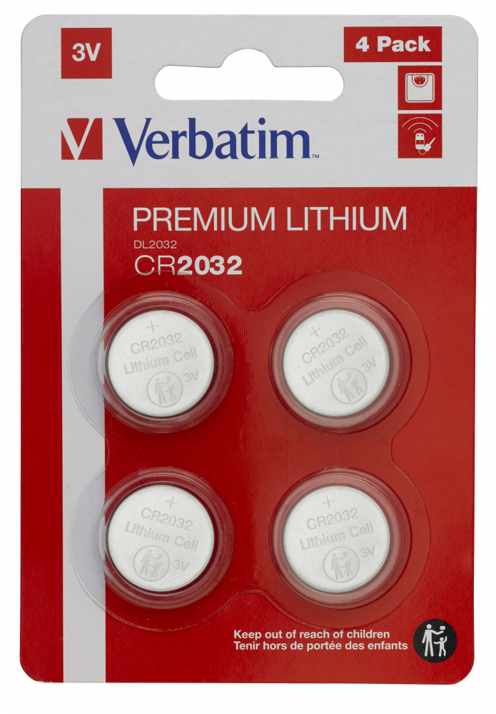 CR2032 3 V Lityum Pil (4’lü paket)