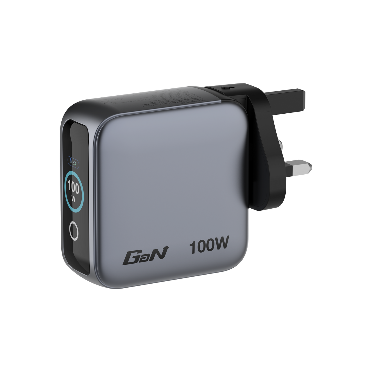 Mini-GaN-Ladegerät mit Display 100 W 3-Port