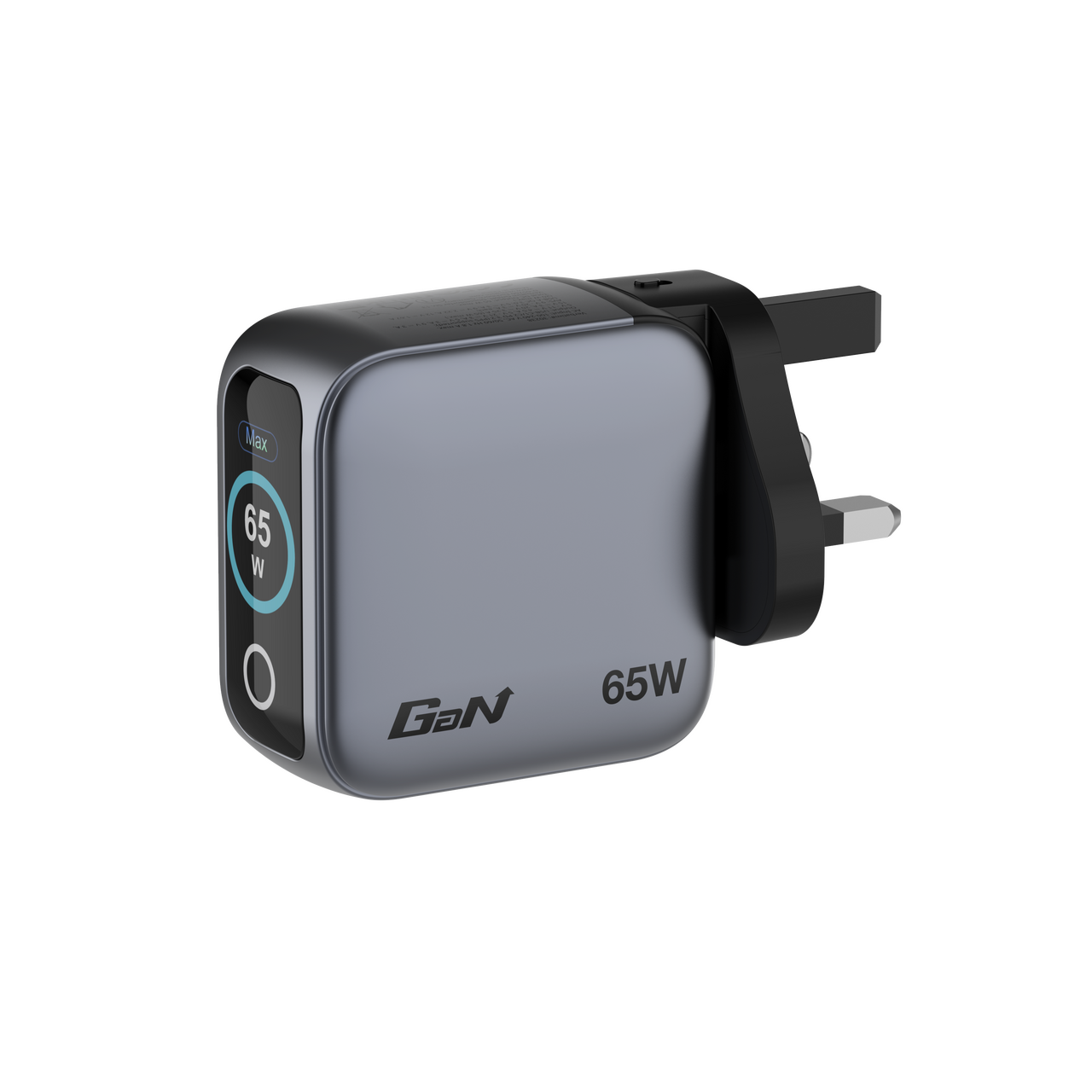 Mini-GaN-Ladegerät mit Display 65 W 3-Port
