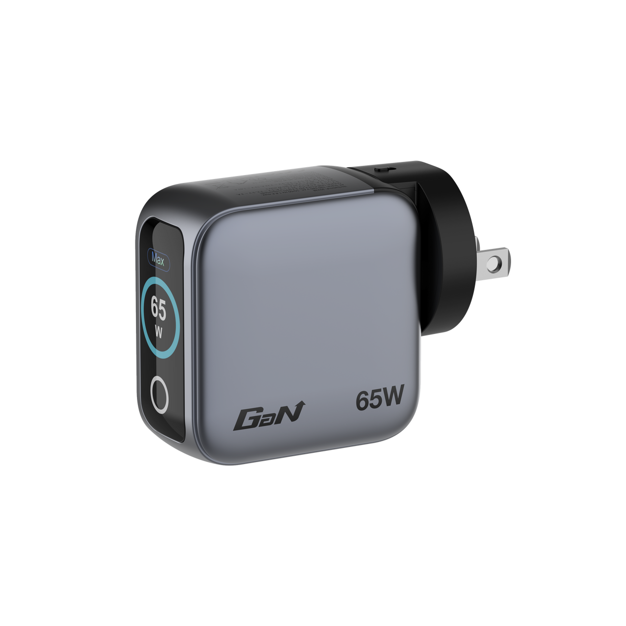 Mini-GaN-Ladegerät mit Display 65 W 3-Port