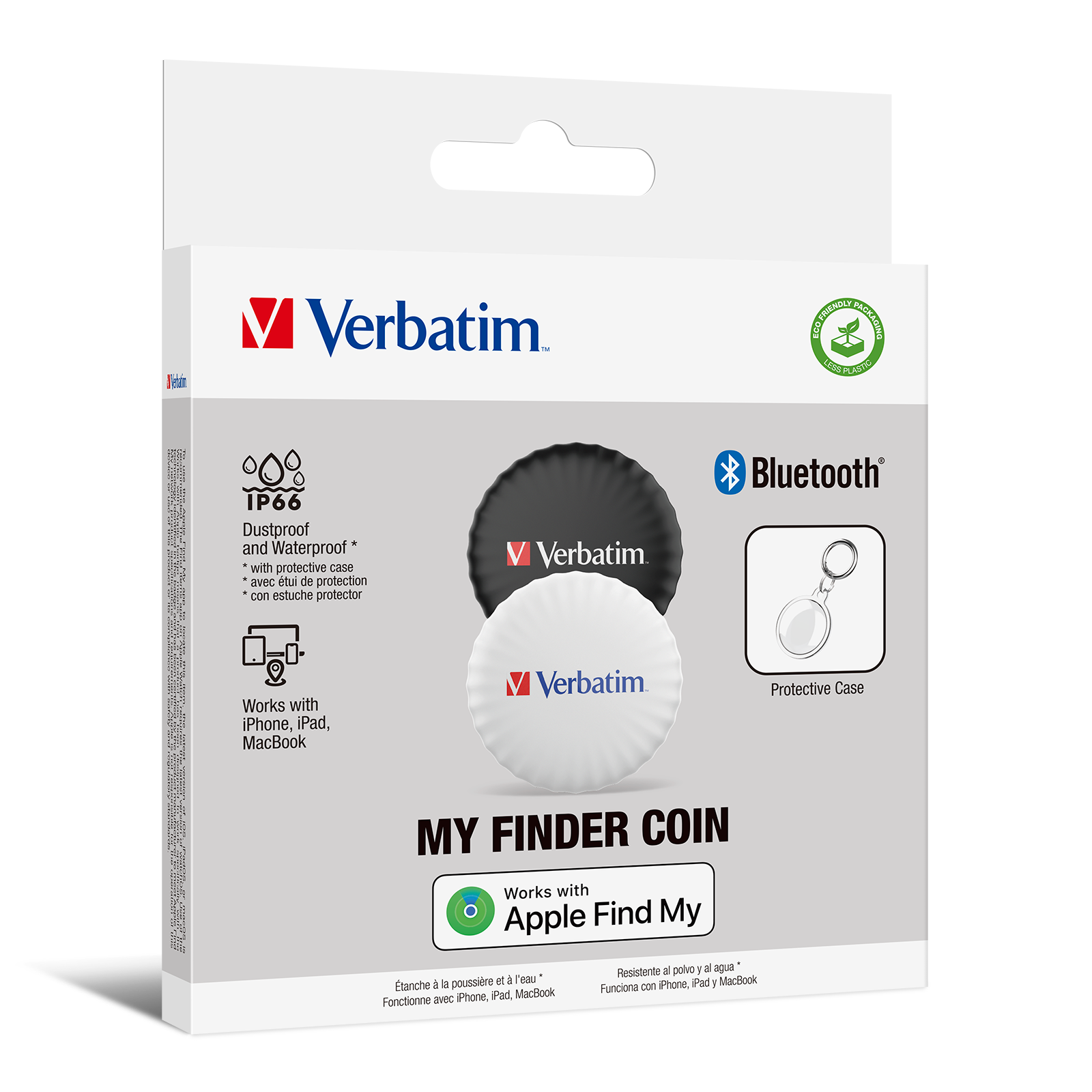 My Finder Coin Bluetooth Tracker - 2 pack