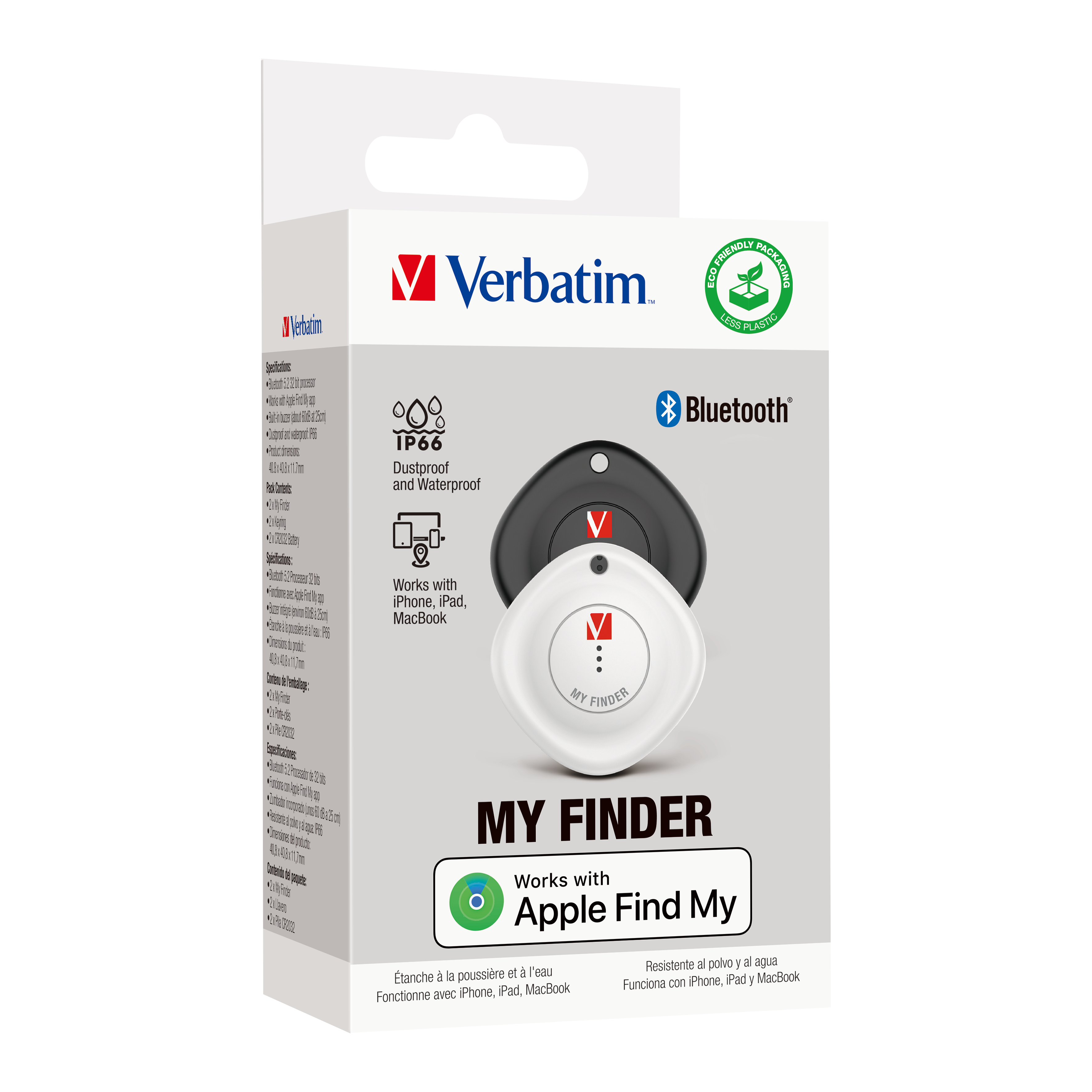 My Finder Bluetooth Tracker - Confezione da 2 pezzi