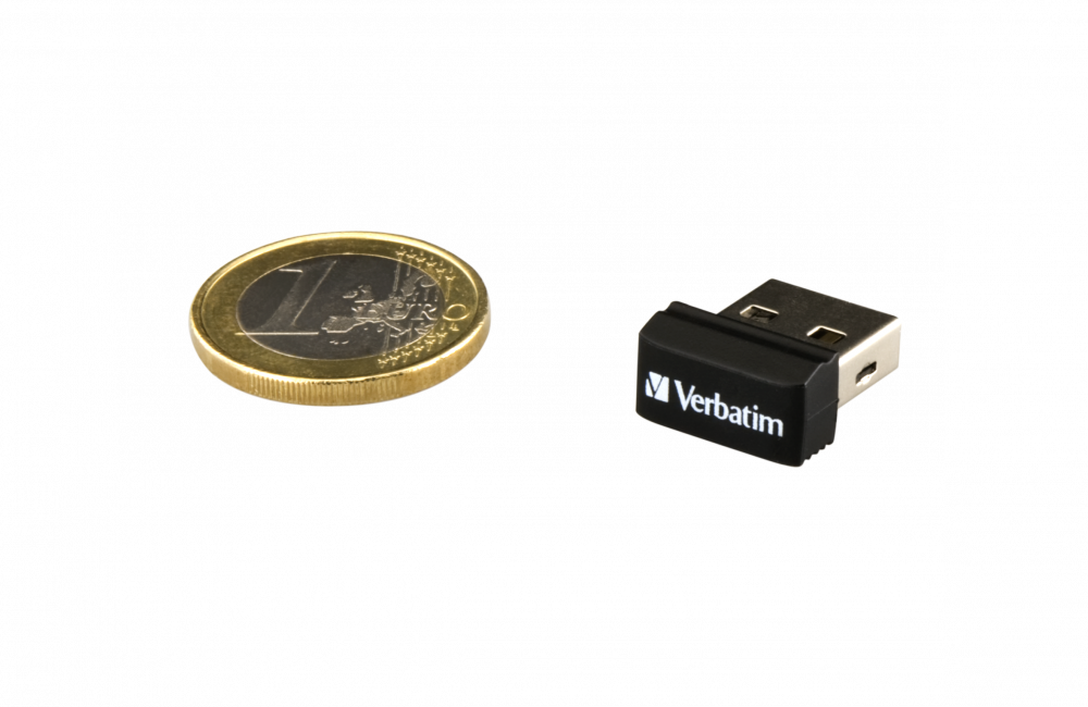 97464 NANO USB Drive + Euro Coin 1
