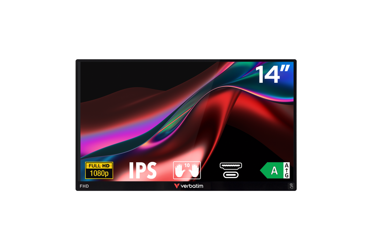 Tragbarer Touchscreen-Monitor ALU 14" Full HD 1080p – PMT-14