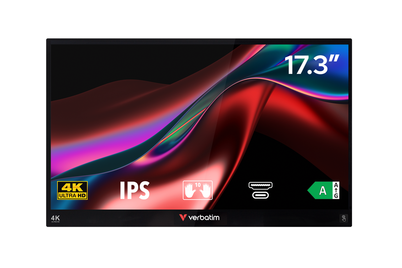 Přenosný dotykový monitor ALU 17,3" Ultra HD 4K