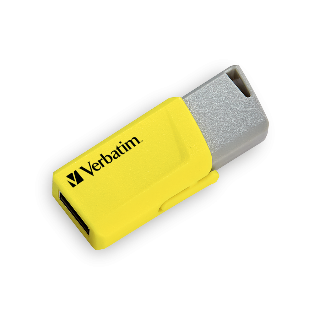 Store ’n’ Click USB-minne 3 x 16 GB, röd/blå/gul