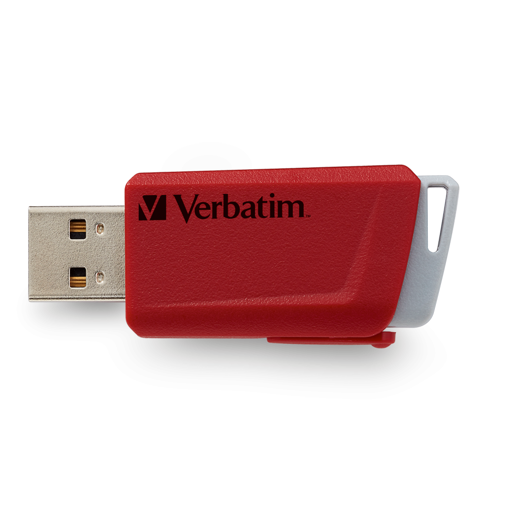 Store ’n’ Click USB-minne 3 x 16 GB, röd/blå/gul
