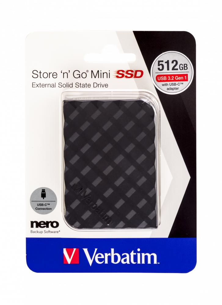 Внешний твердотельный накопитель Store ‘n’ Go Mini USB 3.2 GEN 1, 512 ГБ