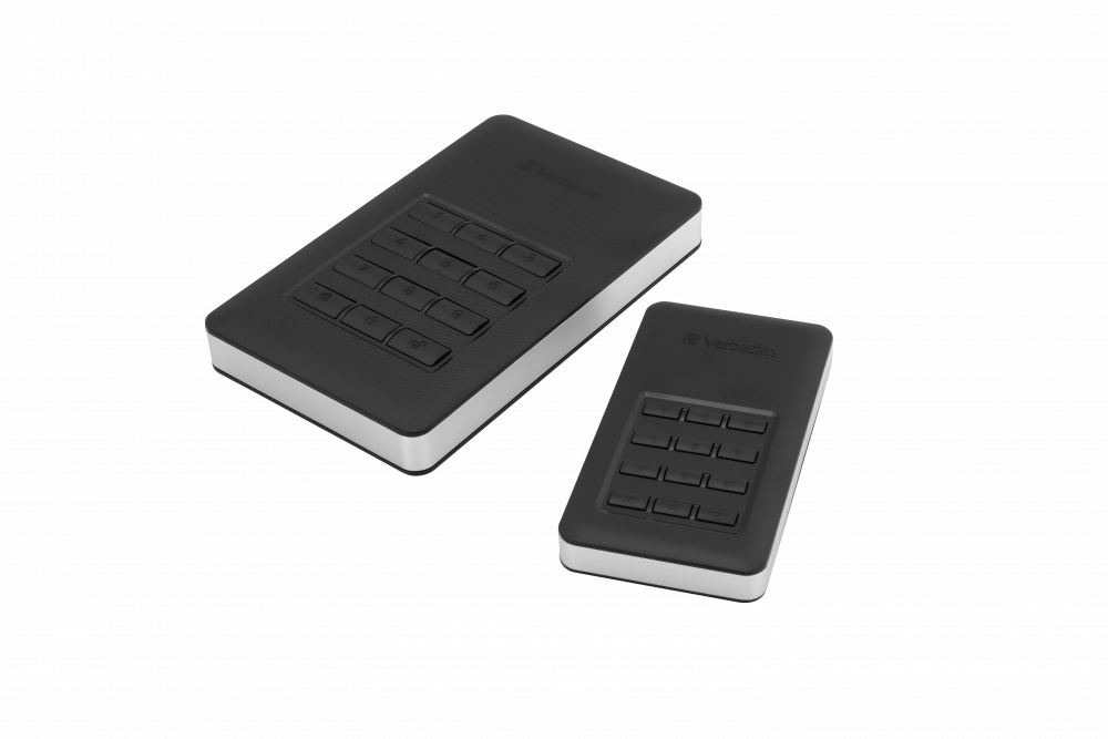Store 'n' Go Secure Portable HDD with Keypad Access 1TB | Verbatim