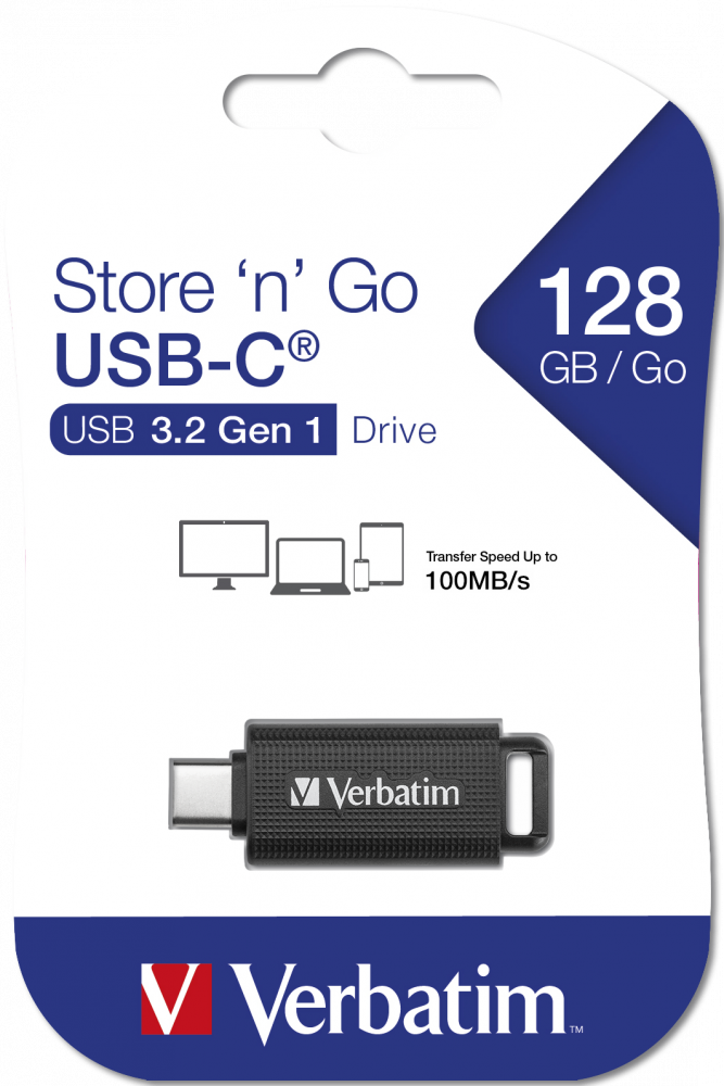 Store 'n' Go USB-C® Флэш-накопитель емкостью 128 ГБ