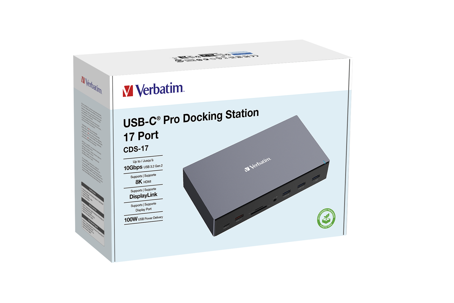 USB-C Pro-dockningsstationer med 17 portar CDS-17