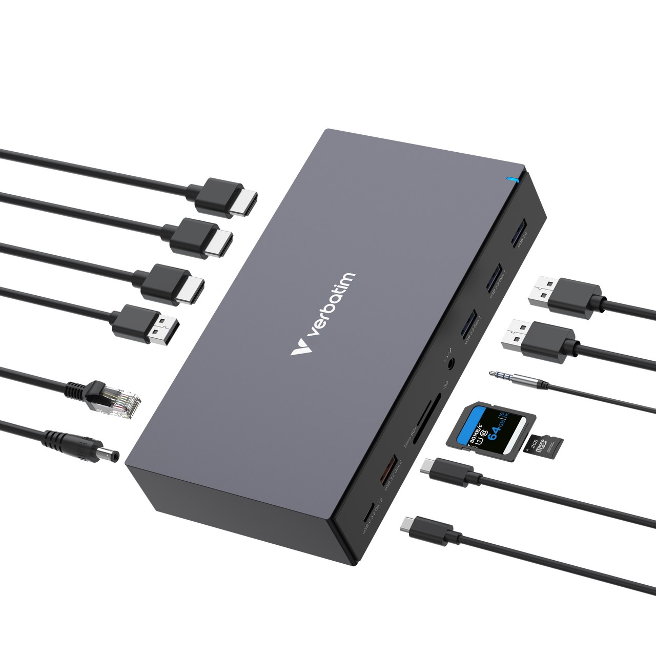 Station d’accueil USB-C Pro 17 ports CDS-17