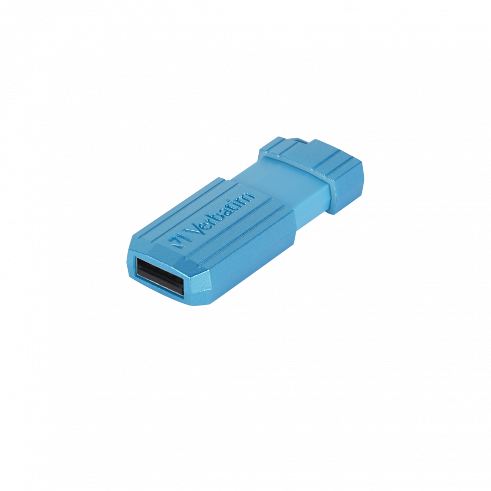 PinStripe USB Drive 16GB - Caribbean Blue