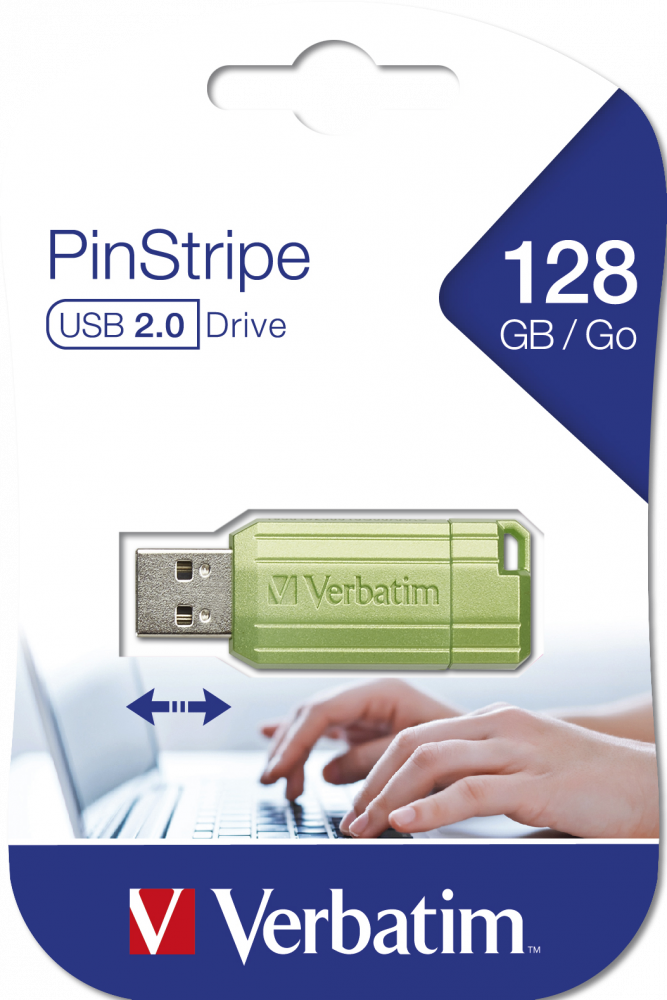 PinStripe USB-Stick 128 GB - Eucalyptus Green