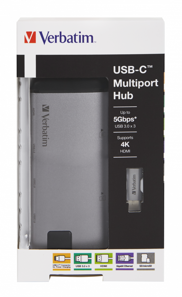 USB-C™ Multiport Hub USB 3.0 | HDMI | Gigabit Ethernet | SD/microSD