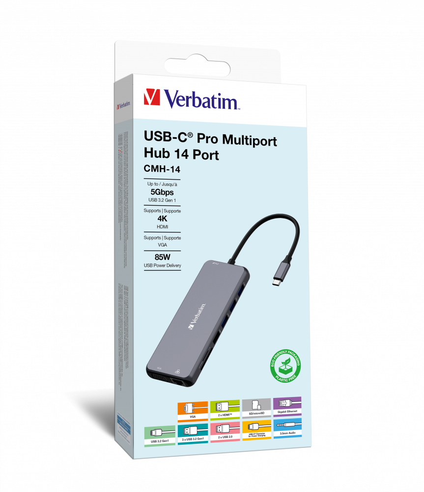 USB-C Pro Multiport Hub CMH-14: 14 Ports