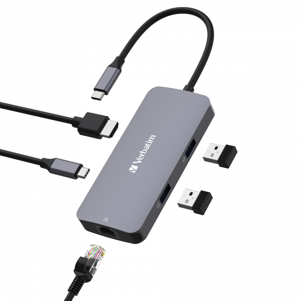 USB-C Pro Çok Bağlantı Noktalı Hub CMH-05: 5 Bağlantı Noktası