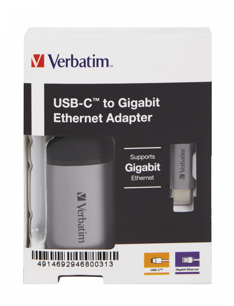 USB-C™ till Gigabit Ethernet-adapter