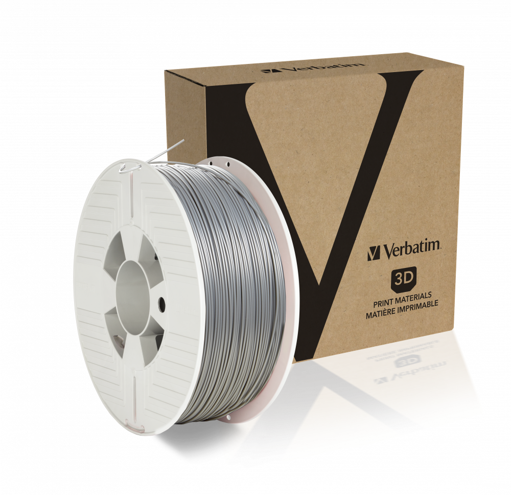 Verbatim ABS Filament 1.75mm 1kg - Aluminium Grey