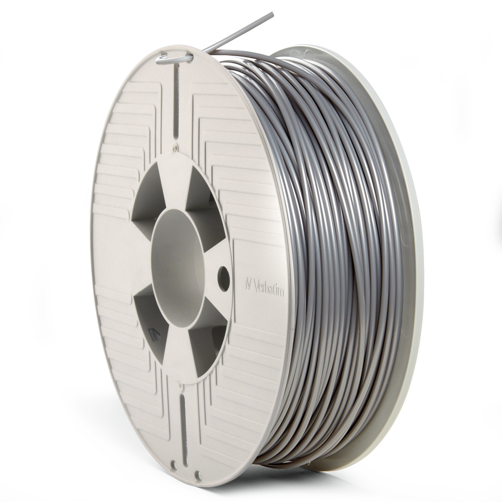 Verbatim ABS Filament 2.85mm 1kg - Aluminium Grey