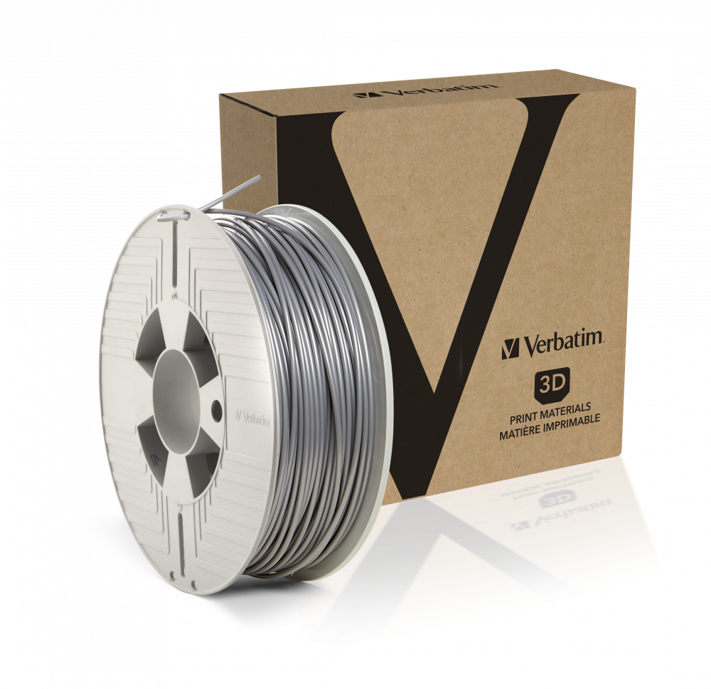 Verbatim ABS Filament 2.85mm 1kg - Aluminium Grey