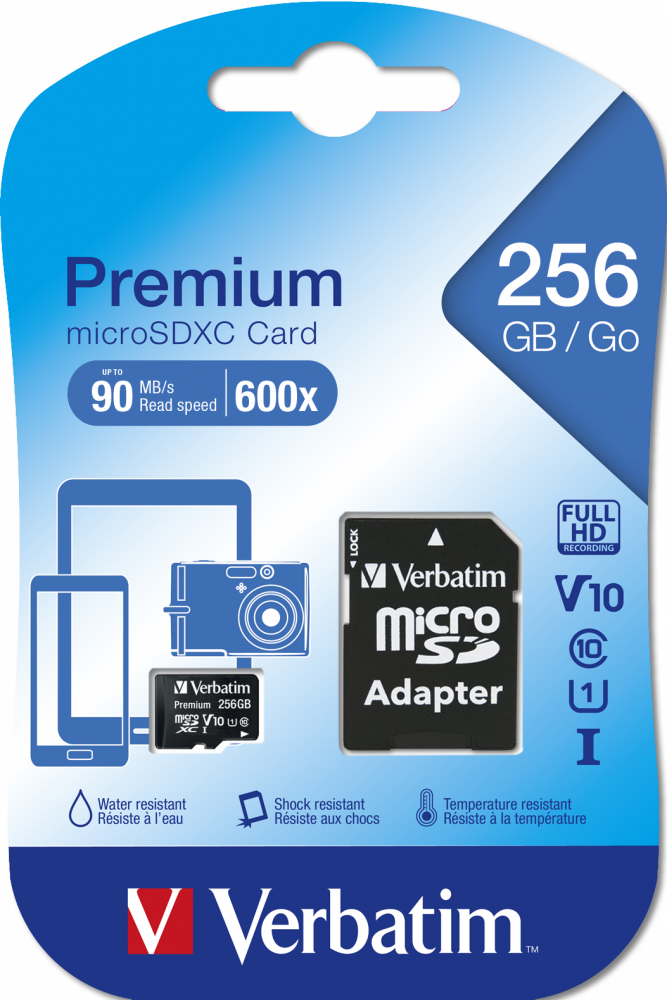 microSDXC 256GB Speicherkarte Klasse 10