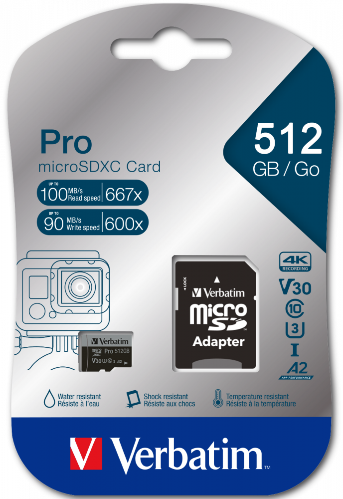 Pro U3 512GB Micro SDXC Card