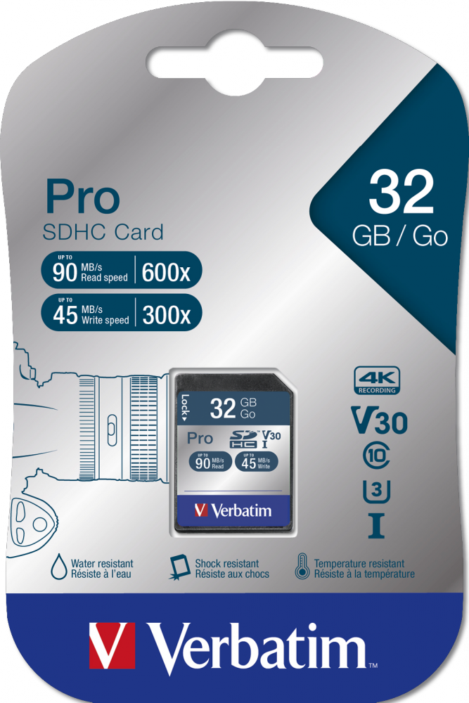 Pro U3 32GB SDHC Karte