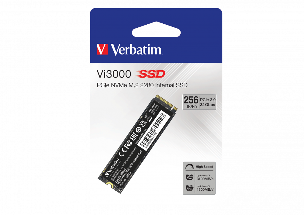 Disk SSD Vi3000 PCIe NVMe™ M.2 256 GB