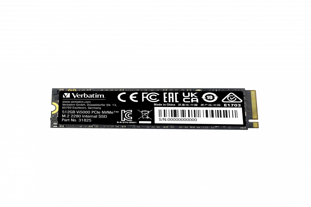 SSD Viathan N512T3V 512GB PCIe Gen3 NVMe M.2 - Aperto Mai Usato Per Laptop/PC