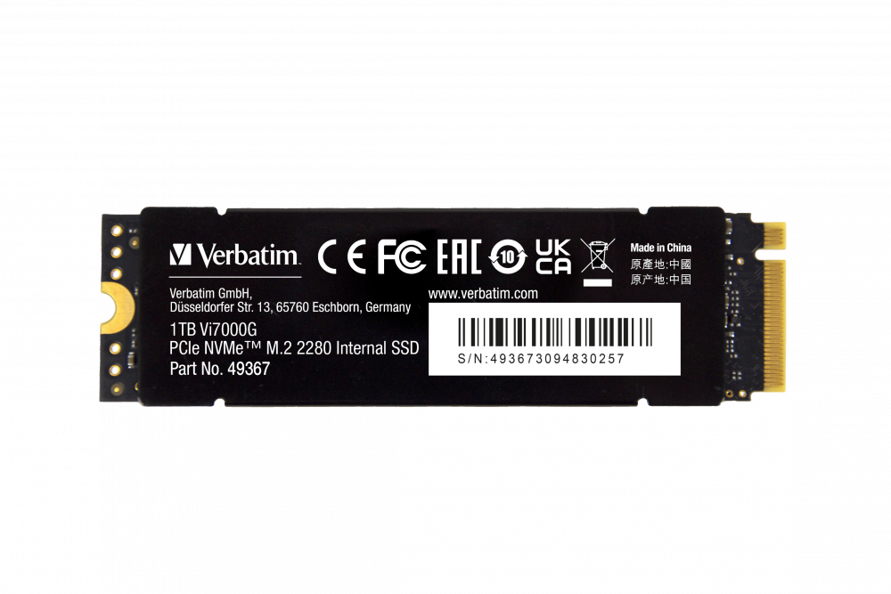 Vi7000G PCIe NVMe™ M.2 SSD 1 TB Vrhunsko rješenje za igranje